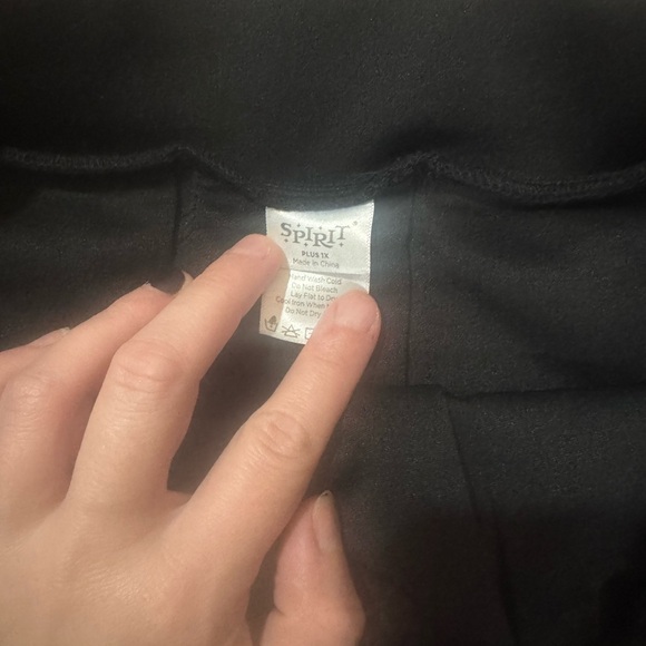 Goth Black Pleated Mini Skirt - Picture 2 of 3